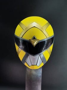 gold ranger motorcycle helmet Omega Yellow Ranger OFFICIAL Helmet – Starchild Props