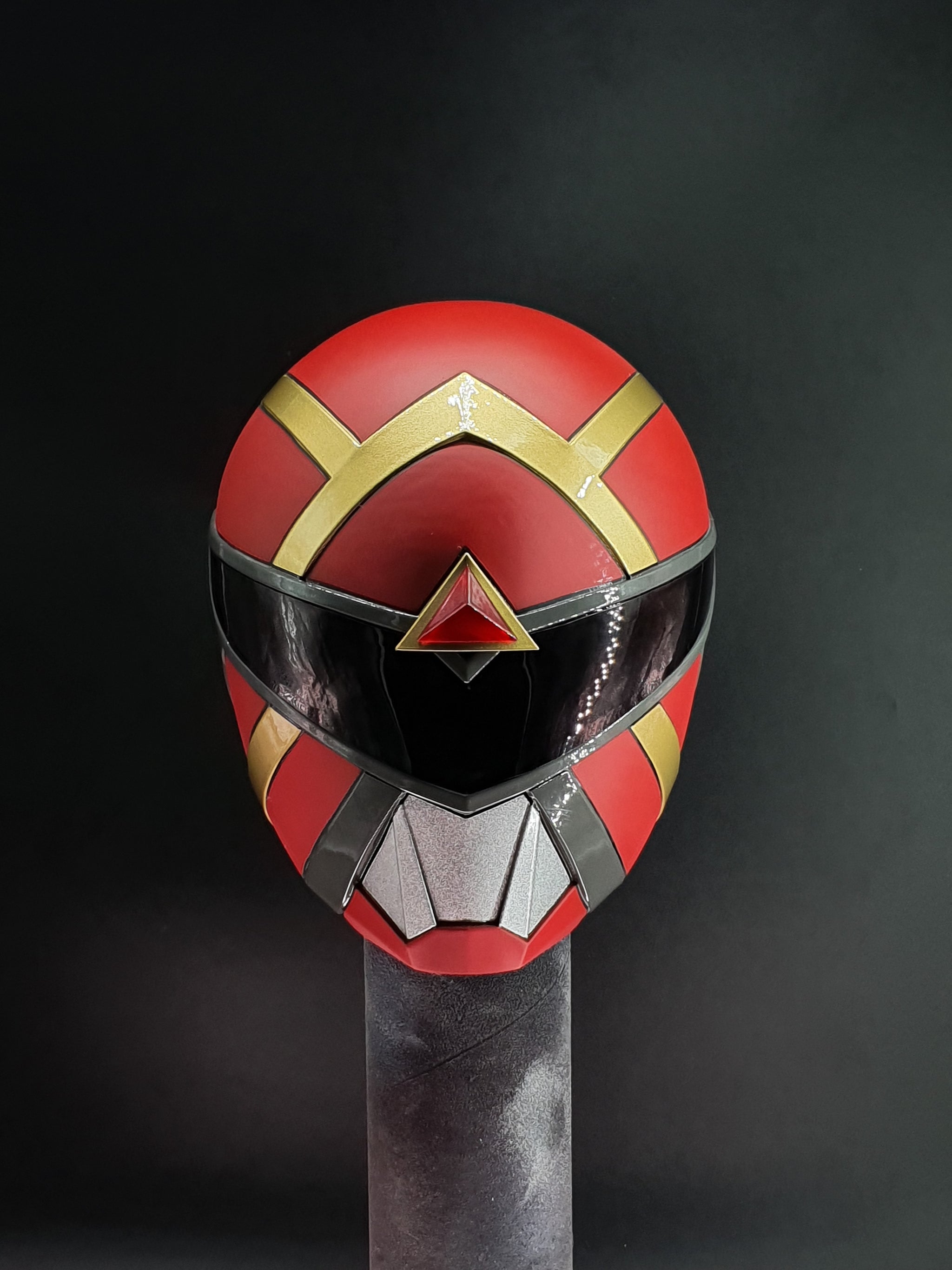 Omega Red Ranger OFFICIAL Helmet – Starchild Props