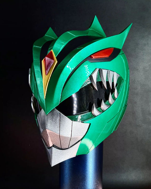 Custom Legendary Dragon Green Helmet